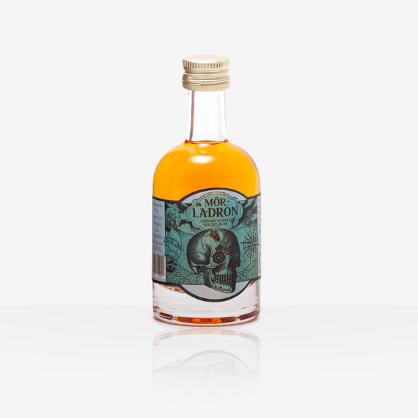 Mor Ladron Gower Honey Spiced Rum Miniature
