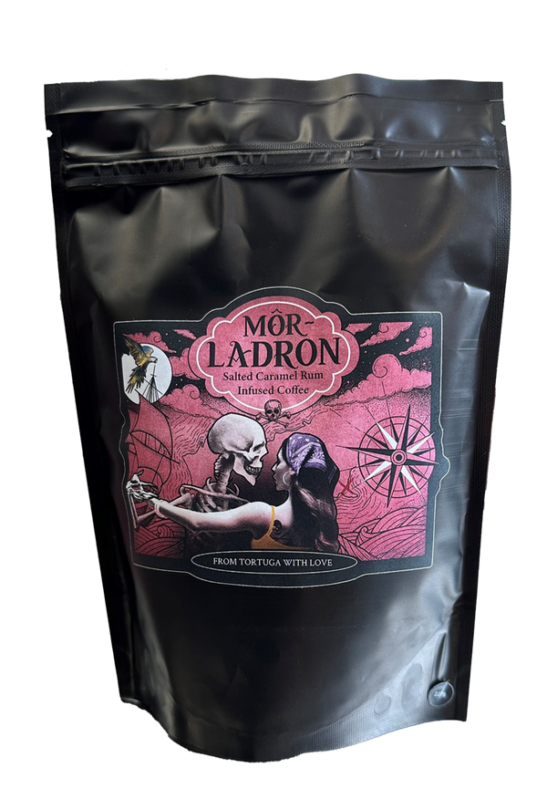 Mor Ladron Salted Caramel Rum Infused Coffee Beans
